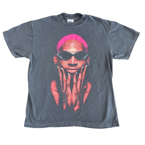 Other - Vintage Dennis Rodman Not Of This World Graphic T-Shirt Mens Size Large REPRINT